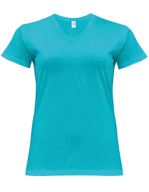 JHK604 Curves T-Shirt V-Neck Lady - Reklamnepredmety