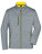 JN1148 Men`s Softshell Jacket - JN1148_Dark-Melange_Yellow - variant Ls 1000271780