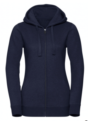 Ladies` Authentic Melange Zipped Hood Sweat - Reklamnepredmety