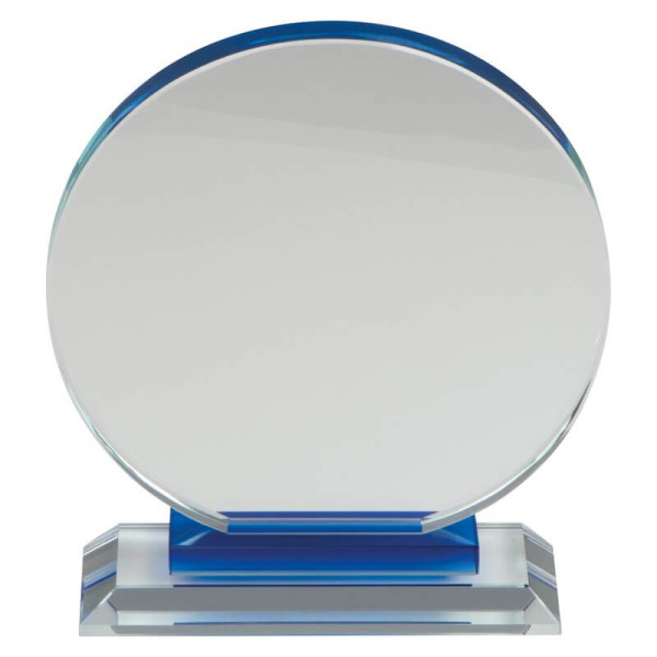 Kulatá skleněná trofej