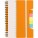 Notebook - spiralfuzet-irodaszerekkel-narancs--8300-07--300 - variant Gi 8300-07
