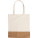 DACANA Bavlněná nákupní taška s korkovým dnem - bevasarlotaska-natur--8733-13--300 - variant Gi 8733-13