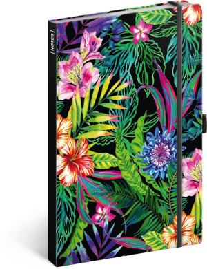 Notes Tropical, linkovaný, 13 × 21 cm - Reklamnepredmety