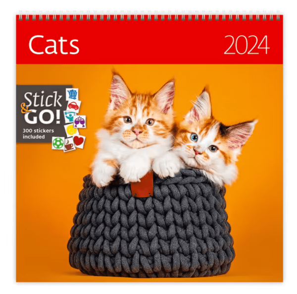 Nástěnný kalendář Cats pro rok 2023