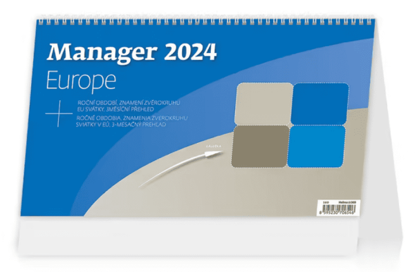 Stolní kalendář Manager Europe