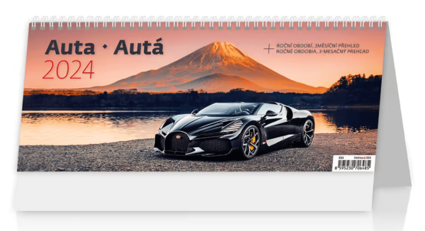 Stolní kalendář Auta