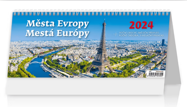 Stolní kalendář Města Evropy