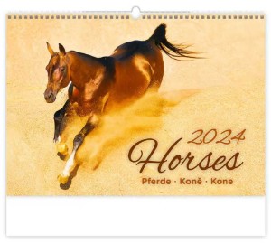 Nástěnný kalendář Koně - Reklamnepredmety