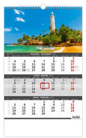 Tříměsíční kalendář Pobřeží - Reklamnepredmety