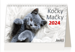 Stolní kalendář Kočky - Reklamnepredmety