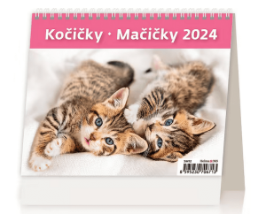 Stolní kalendář Kočičky - Reklamnepredmety