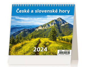 Stolní kalendář České a slovenské hory - Reklamnepredmety