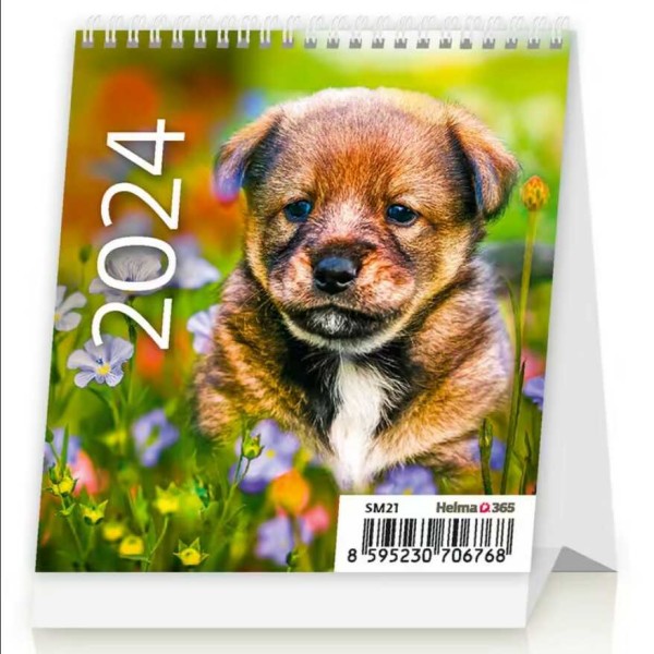 Stolní kalendář Mini Puppies