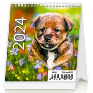 Stolní kalendář Mini Puppies - Reklamnepredmety