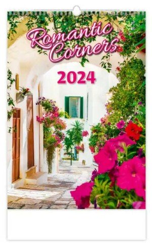 Nástěnný kalendář Romantic Corners - Reklamnepredmety
