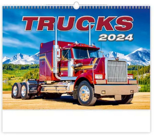 Nástěnný kalendář Trucks