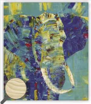 Dřevěný obraz Elephant