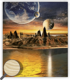 Dřevěný obraz Cosmic