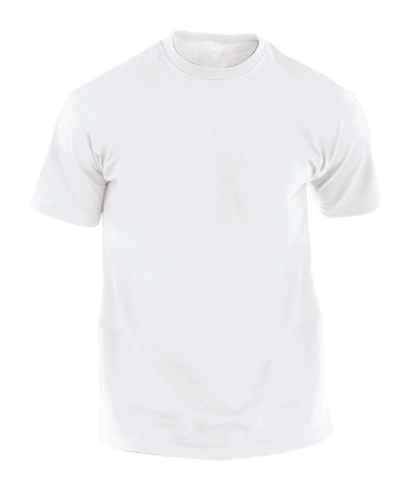 Hecom White bílé tričko pro dospělé
