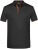 JN728 Men`s Polo Stripe - JN728_Black_Orange - variant Ls 1000273679