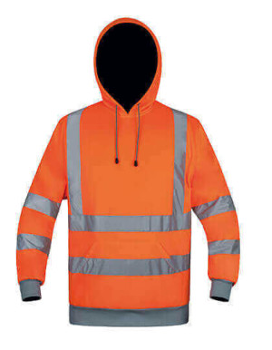 KX421 Hi-Vis mikina s kapucí - Reklamnepredmety