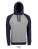 L02998 Unisex Seattle Sweat - L02998_Grey-Melange_French-Navy - variant Ls 1000263245