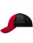 MB6215 6 Panel Elastic Fit Mesh Cap - MB6215_Red_Black - variant Ls 1000273825