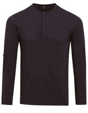 PW218 Mens Long-John Roll Sleeve Tee - Reklamnepredmety