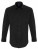 PW244 Mens Stretch Fit Poplin Long Sleeve Cotton Shirt - PW244_Black - variant Ls 1000268413