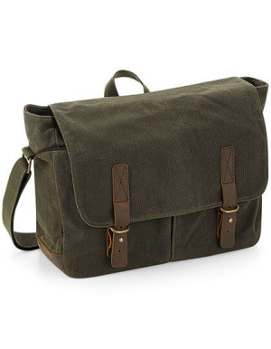 QD653 Heritage Waxed Canvas Messenger - Reklamnepredmety
