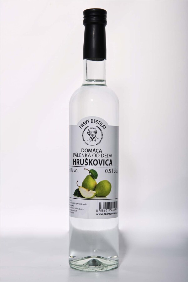 Domáca pálenka od deda - Hruškovica 50%, 500 ml