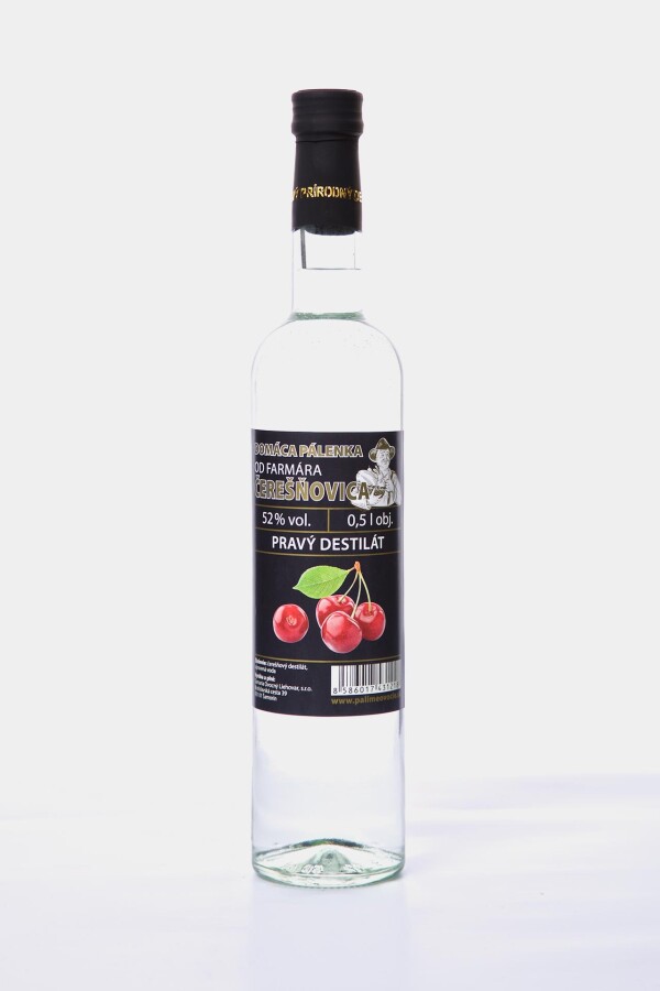 Domácí pálenka od FARMÁŘE - Třešňovice 52%, 500 ml