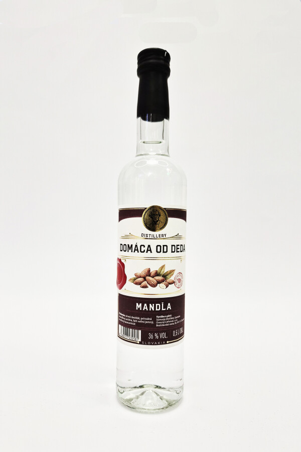Domácí pálenka od dědy Mandle 36 %, 500 ml