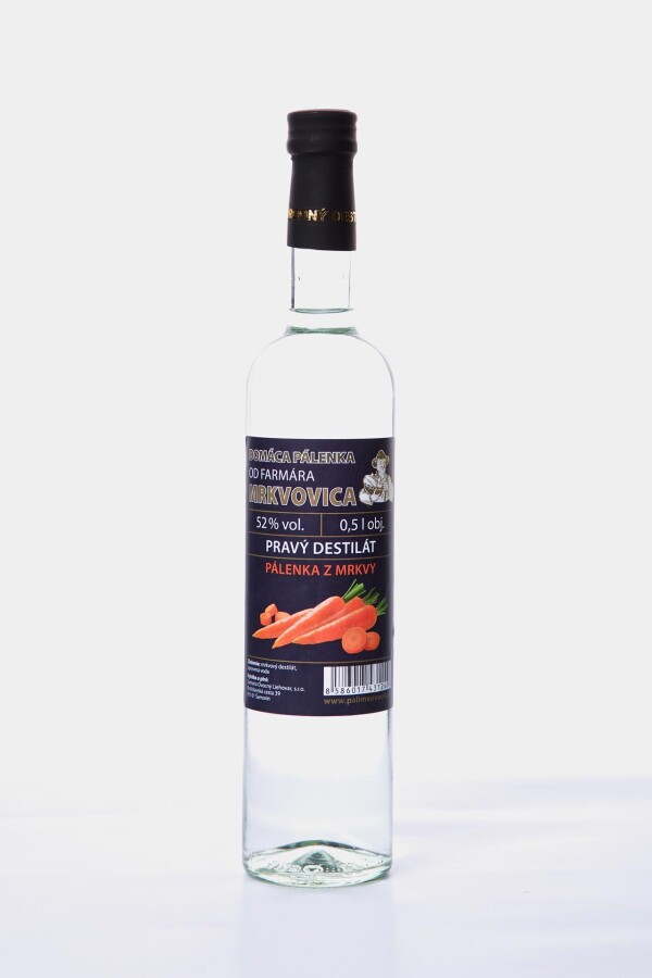 Domácí pálenka od FARMÁŘE - Mrkvovice 52%, 500 ml