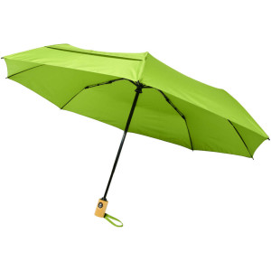 Skládací deštník z recyklovaného PET s automatickým otevíráním/zavíráním - Reklamnepredmety