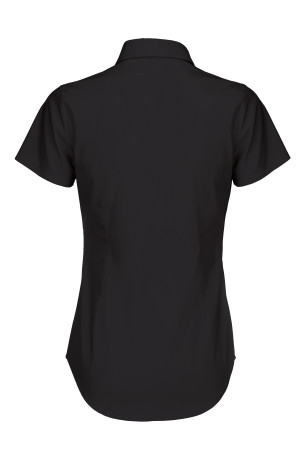 Popelínová elastická košile s krátkým rukávem - Reklamnepredmety