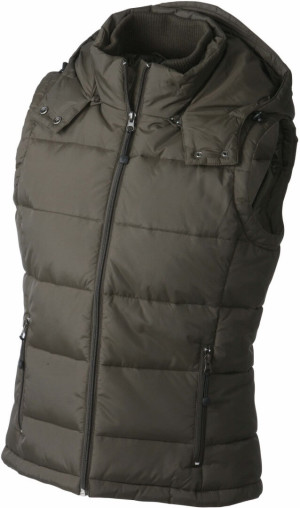 Dámská polstrovaná vesta s kapucí - Reklamnepredmety