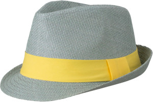 Stylový letní klobouk s kontrastní páskou - Reklamnepredmety