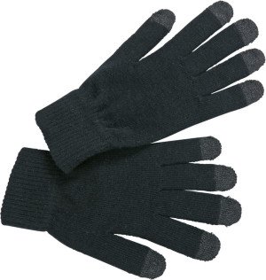 Pletené rukavice pro dotykové displeje