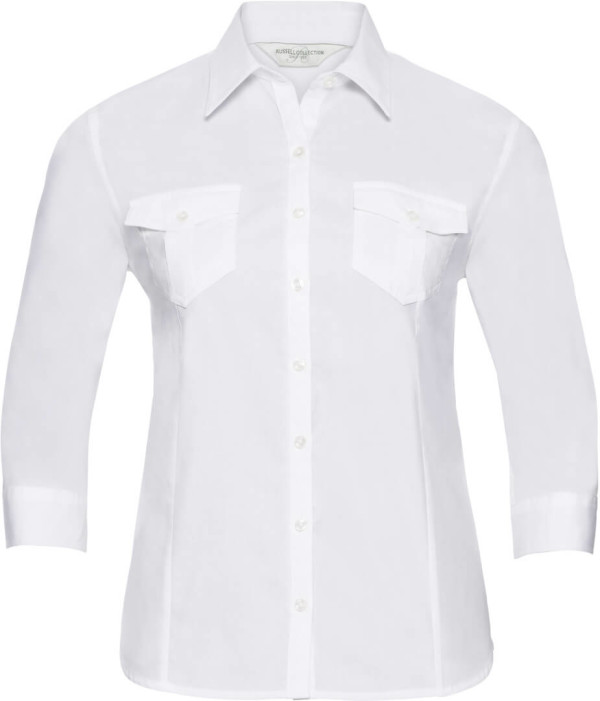 Twill košile dámská, 3/4 rukáv