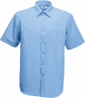 Pánská popelínová košile s krátkým rukávem - Reklamnepredmety