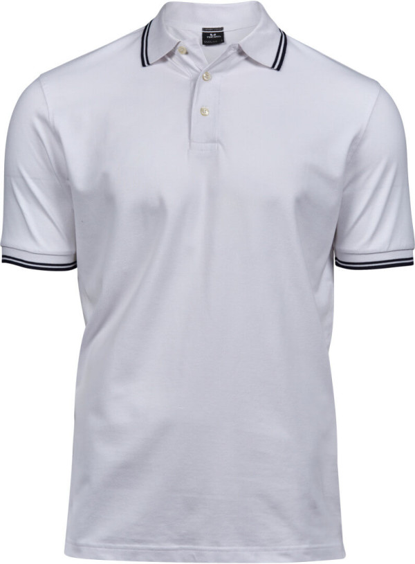 Pánské Heavy Luxus Stretch Stripe Polo tričko