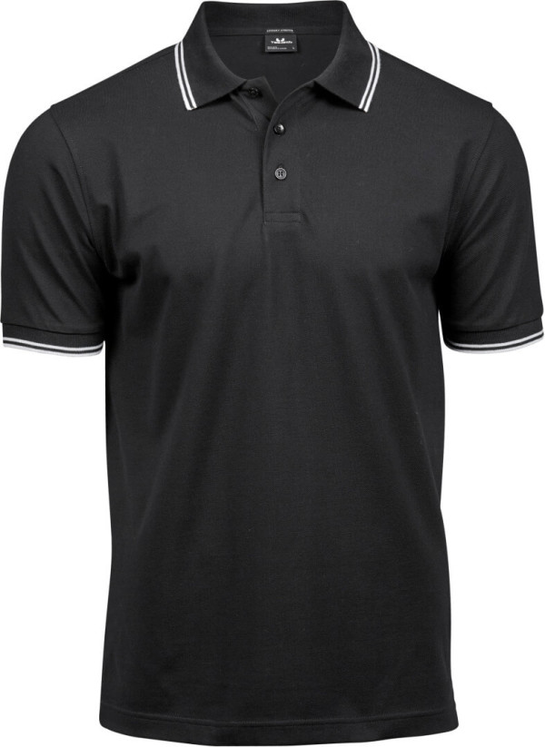 Pánské Heavy Luxus Stretch Stripe Polo tričko