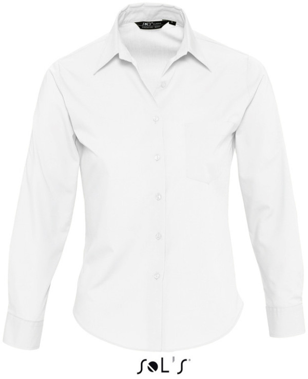 Executive Dámská popelínová košile s dlouhým rukávem