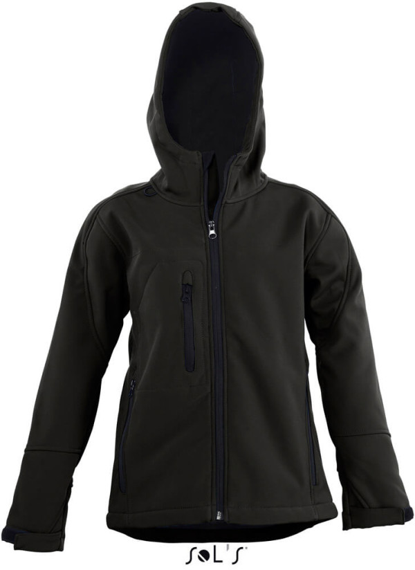 Replay Kids Dětská 3-vrstvá softshellová bunda s kapucí