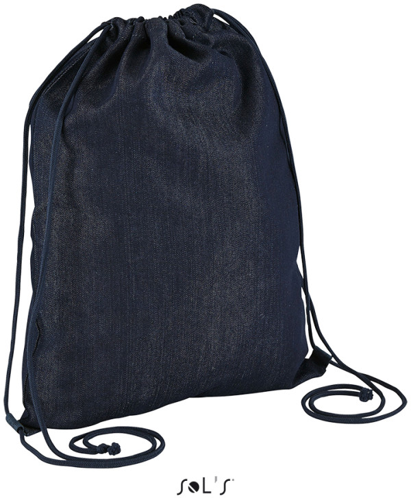Denim sportovní vak