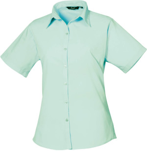 Dámská popelínová košile s krátkým rukávem - Reklamnepredmety