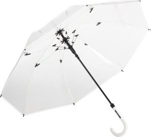 Transparentní automatický deštník - Reklamnepredmety