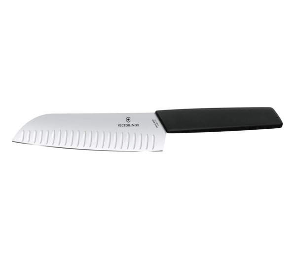 Victorinox Swiss Modern Santoku nůž 17 cm - černá
