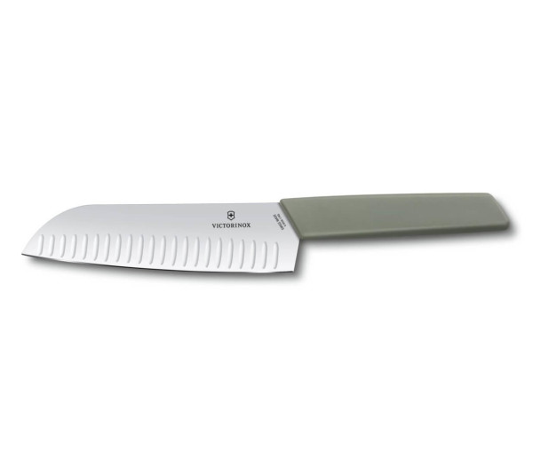 Victorinox Swiss Modern Santoku nůž 17 cm - olivová zelená